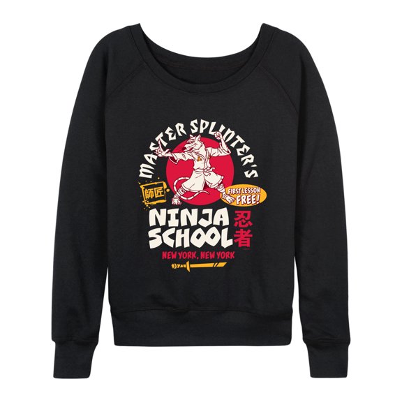 Teenage Mutant Ninja Turtles - Master Splinters School - Women's French Terry Long Sleeve Pullover