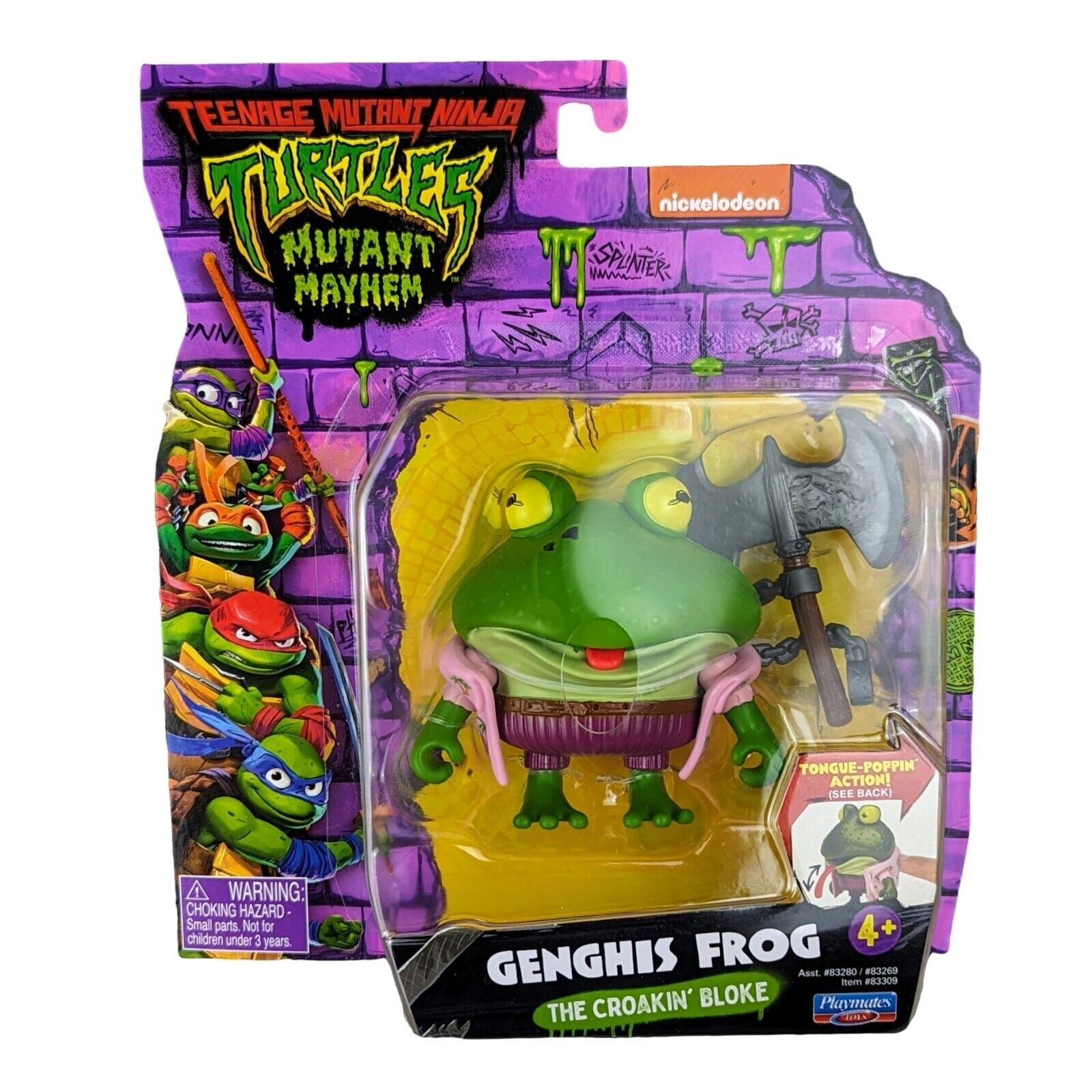 TMNT Playmates Genghis Frog 1989 Teenage Mutant Ninja