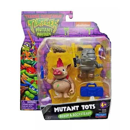 Teenage Mutant Ninja Turtles Mayhem Mutant Tots Bebop & Rocksteady Figure