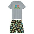 thumbnail image 1 of Teenage Mutant Ninja Turtles Men's 2-Piece T-Shirt & Lounge Shorts Sleep Set-Large, 1 of 7