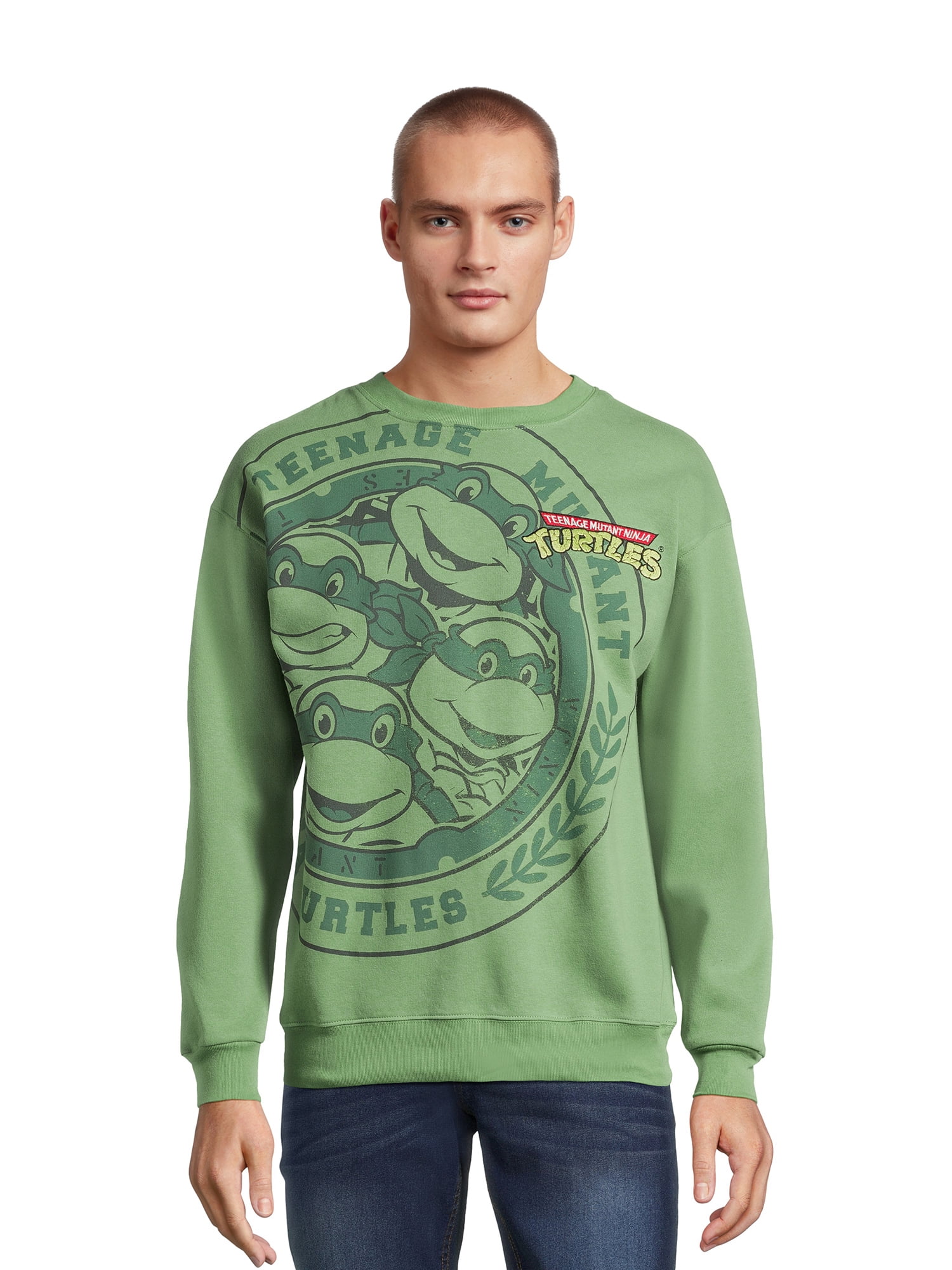 Teenage Mutant Ninja Turtles Men's & Big Men's Embroidered Graphic Tee Shirt, Sizes XS-3XL