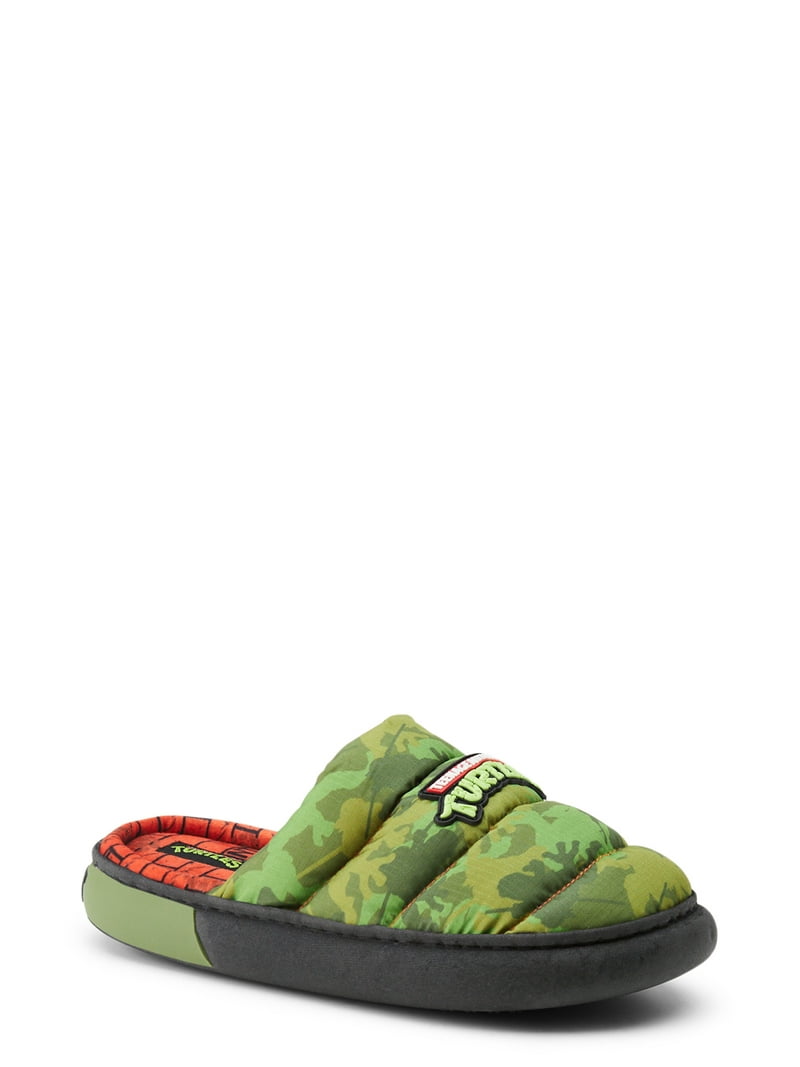 Teenage Mutant Ninja Turtles Men's Bounce Scuff Slippers, dual