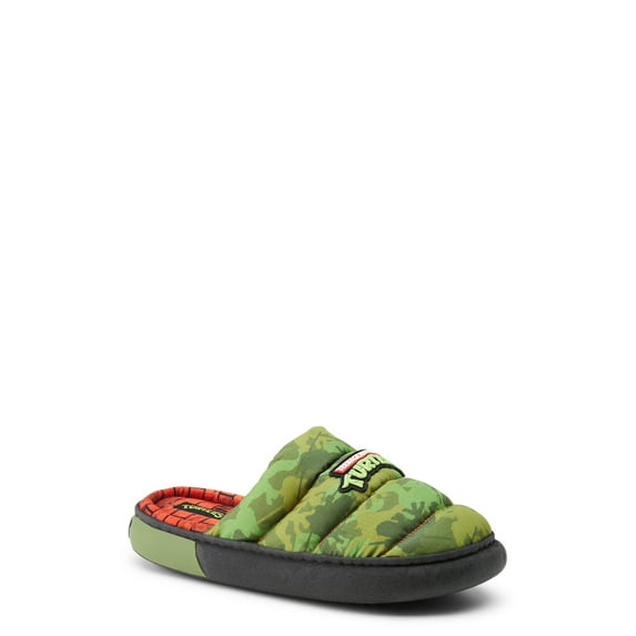 Teenage Mutant Ninja Turtles Men's Bounce Scuff Slippers, dual sizes 7/8-13/14