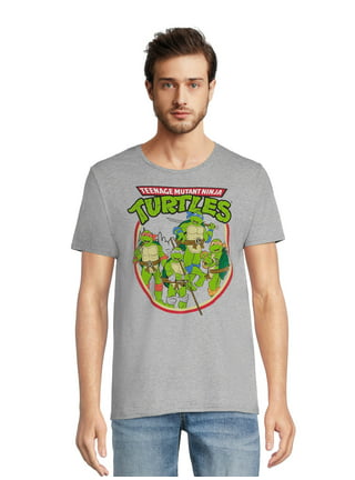 Girl's Teenage Mutant Ninja Turtles Turtle Power Circle T-Shirt - Athletic  Heather - Large