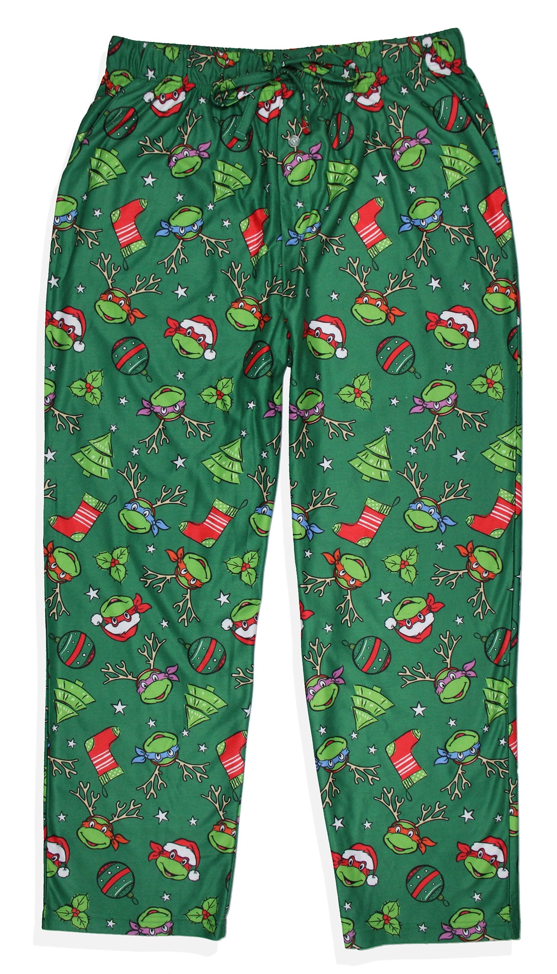 Teenage Mutant Ninja Turtles Mens' Christmas Characters Sleep Pajama Pants (3X)