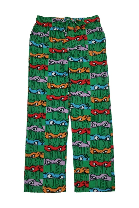 Teenage Mutant Ninja Turtles Mens Microfleece Sleep Pants Pajama Bottoms XXL