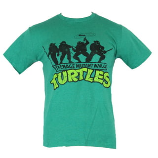 Teenage Mutant Ninja Turtles Mens T-Shirt - Group Riding Garbage Bike