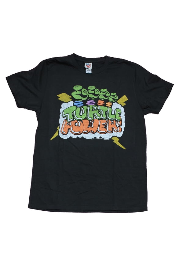 Teenage Mutant Ninja Turtles Mens T-Shirt - TMNT Turtle Power (Small)