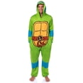 thumbnail image 1 of Teenage Mutant Ninja Turtles Mens' Adult Hooded Union Suit TMNT Character 1PC Costume Sleep Pajama Lounge, 1 of 7