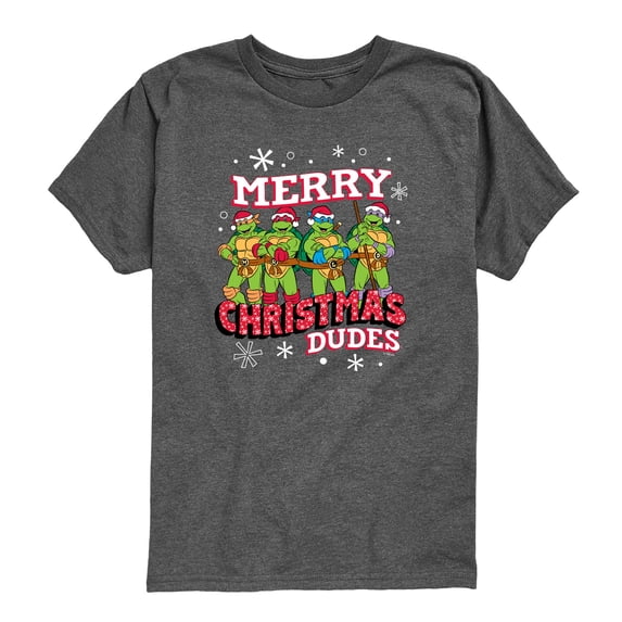 Teenage Mutant Ninja Turtles - Merry Christmas Dude - Toddler Boys Short Sleeve Graphic T-Shirt