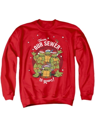 Teenage Mutant Ninja Turtles: Heroes in A Half-Sled Ugly Christmas Sweater (Size: XXXXL)