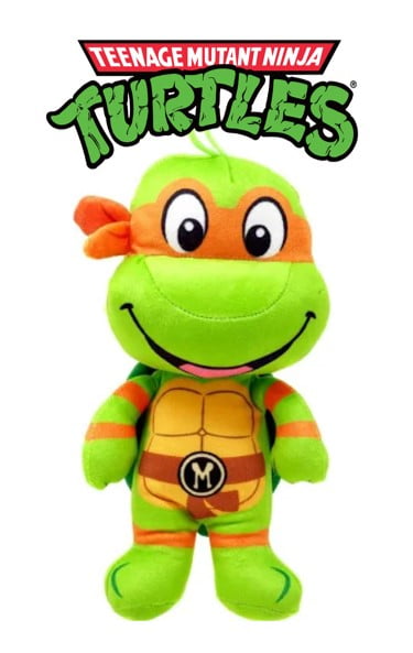 Teenage Mutant Ninja Turtles Michaelangelo Stuffed Plush Toy 8"