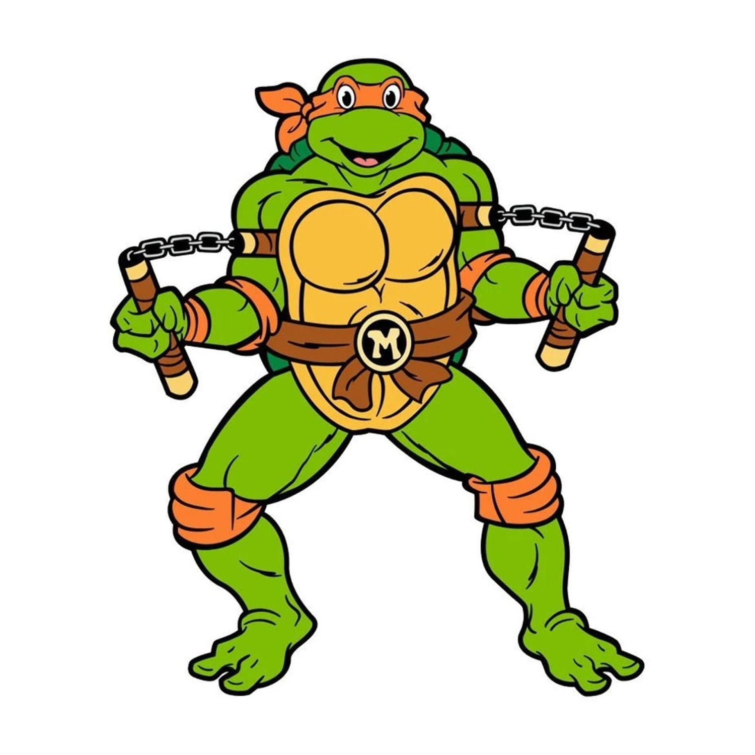 Walmart Exclusive: TMNT Michelangelo FiGPiN Classic Enamel Pin