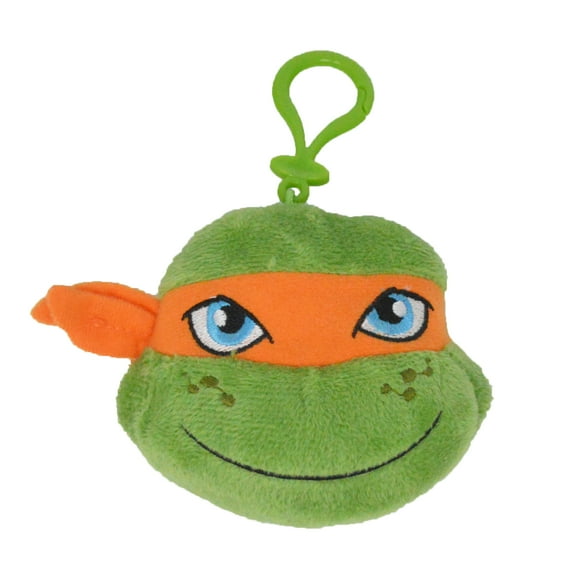 Teenage Mutant Ninja Turtles - Michelangelo Plush Coin Clip Key Chain Toy Bag