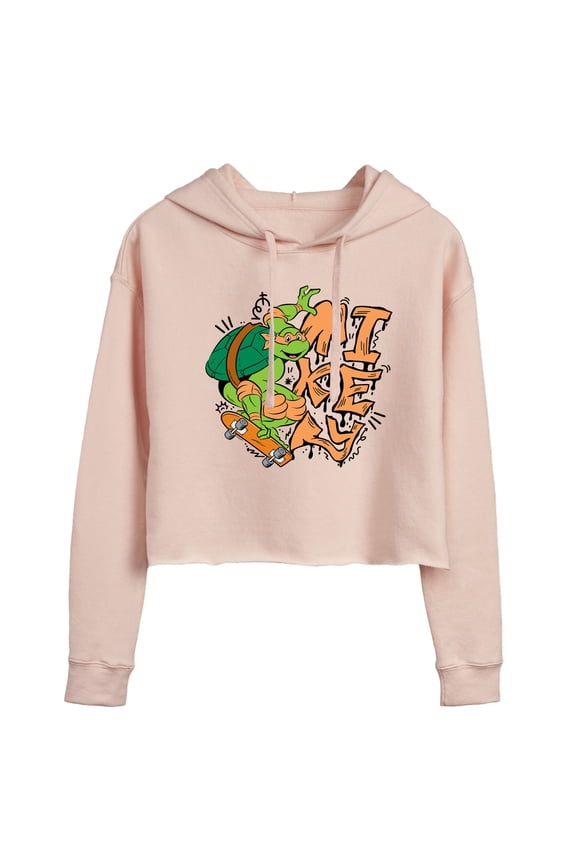 - Mikey - Juniors Cropped Pullover Hoodie