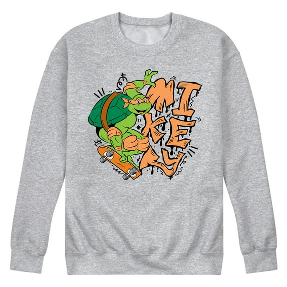 Teenage Mutant Ninja Turtles - Mikey - Men's Crew Neck Fleece Pullover
