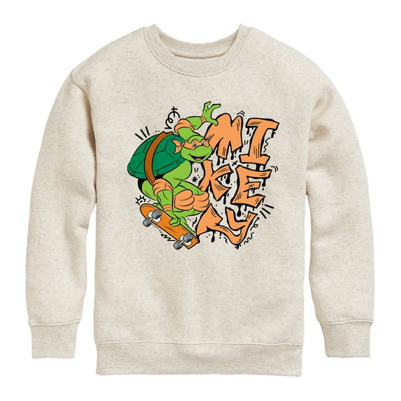 Teenage Mutant Ninja Turtles - Mikey - Toddler & Youth Crewneck Fleece Sweatshirt