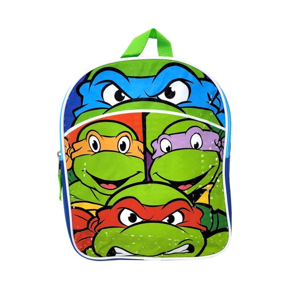 Teenage Mutant Ninja Turtles Mini Backpack 11" TMNT Leonardo Raphael