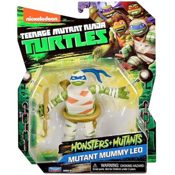 Teenage Mutant Ninja Turtles Monsters + Mutants Mutant Mummy Leonardo Action Figure
