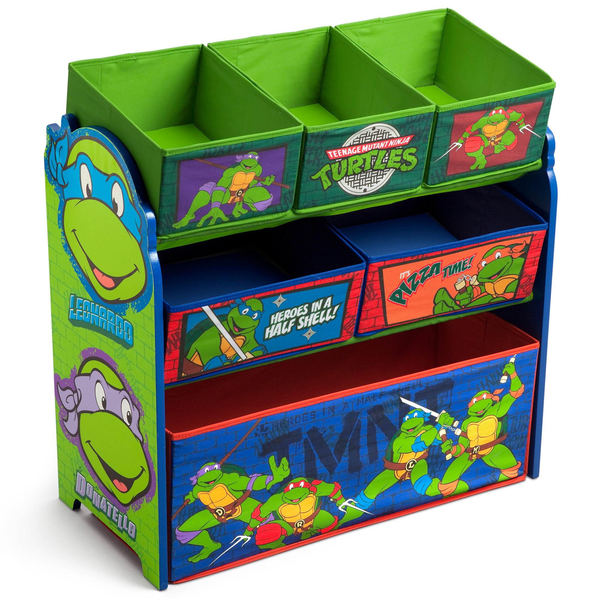 Teenage Mutant Ninja Turtles Multi-Bin Toy Organizer by Delta Children - image 1 of 7