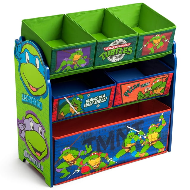 Teenage Mutant Ninja Turtles Multi-Bin Toy Organizer by Delta Children