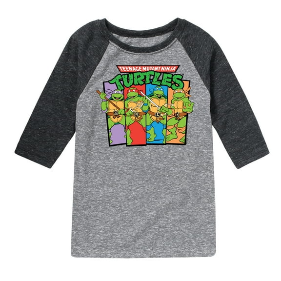 Teenage Mutant Ninja Turtles - Mutant Buddies - Toddler And Youth Raglan Graphic T-Shirt