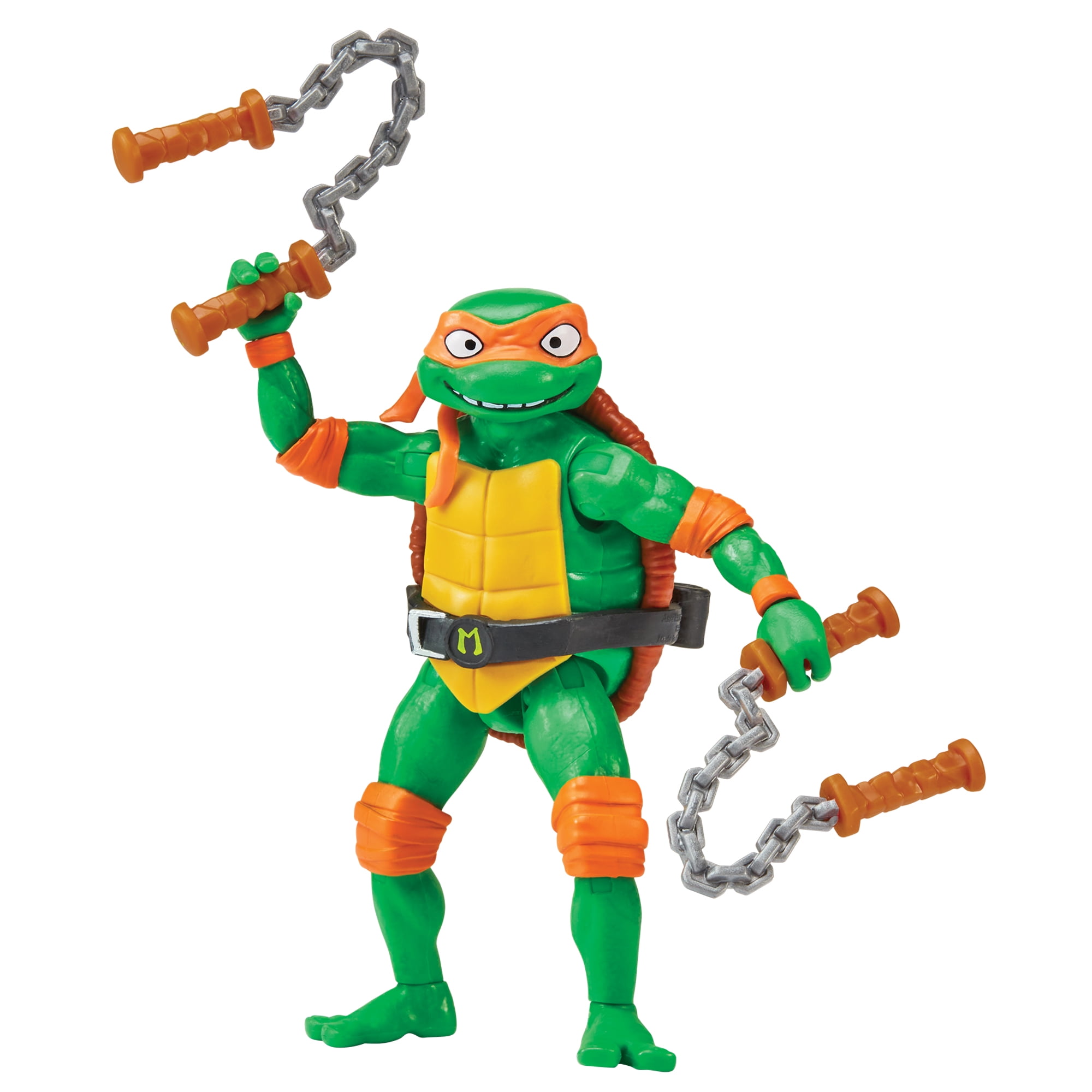  Teenage Mutant Ninja Turtles: Mutant Mayhem 5.5” Michelangelo  Deluxe Ninja Shouts Figure by Playmates Toys : Toys & Games