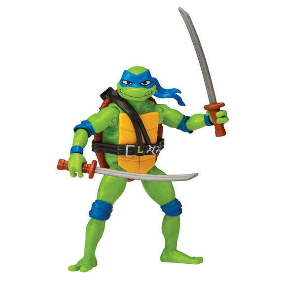 Teenage Mutant Ninja Turtles: Mutant Mayhem 4.5 Leonardo Basic Action Figure by Playmates Toys