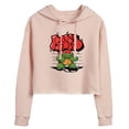 thumbnail image 1 of Teenage Mutant Ninja Turtles Mutant Mayhem  - Baby Raph Graphic  - Juniors Cropped Pullover Hoodie, 1 of 4