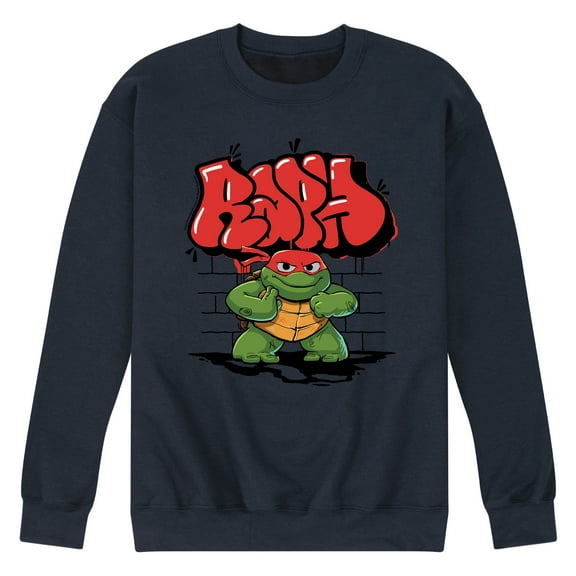 Teenage Mutant Ninja Turtles Mutant Mayhem - Baby Raph Graphic - Men's Crew Neck Fleece Pullover
