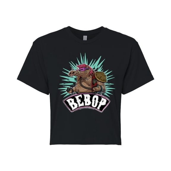 Teenage Mutant Ninja Turtles Mutant Mayhem  - Bebop   - Juniors Cropped  T-Shirt