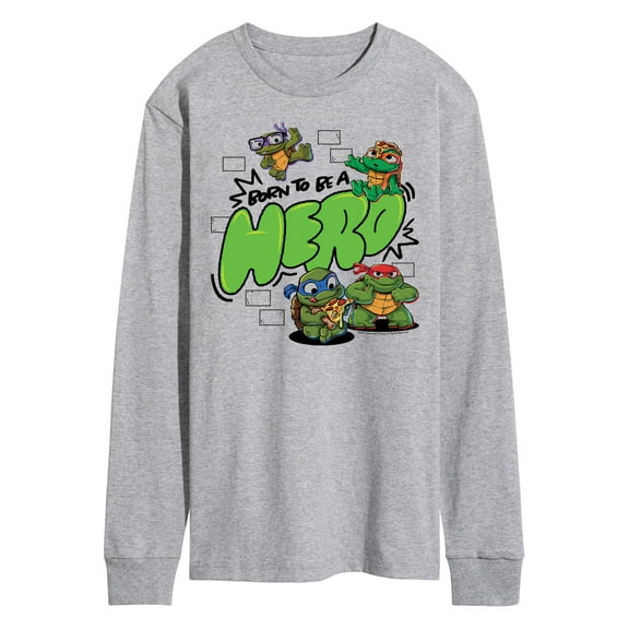 Teenage Mutant Ninja Turtles Mutant Mayhem - Born To Be A Hero - Men's Long Sleeve T-Shirt