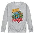 thumbnail image 1 of Teenage Mutant Ninja Turtles Mutant Mayhem - Born To Be A Ninja - Men's Crew Neck Fleece Pullover, 1 of 4