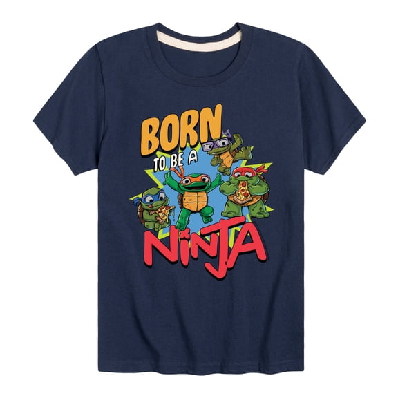 Teenage Mutant Ninja Turtles Mutant Mayhem - Born To Be A Ninja - Toddler & Youth Short Sleeve Graphic T-Shirt