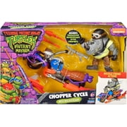Teenage Mutant Ninja Turtles Mutant Mayhem Chopper Cycle with Exclusive Rocksteady Figure