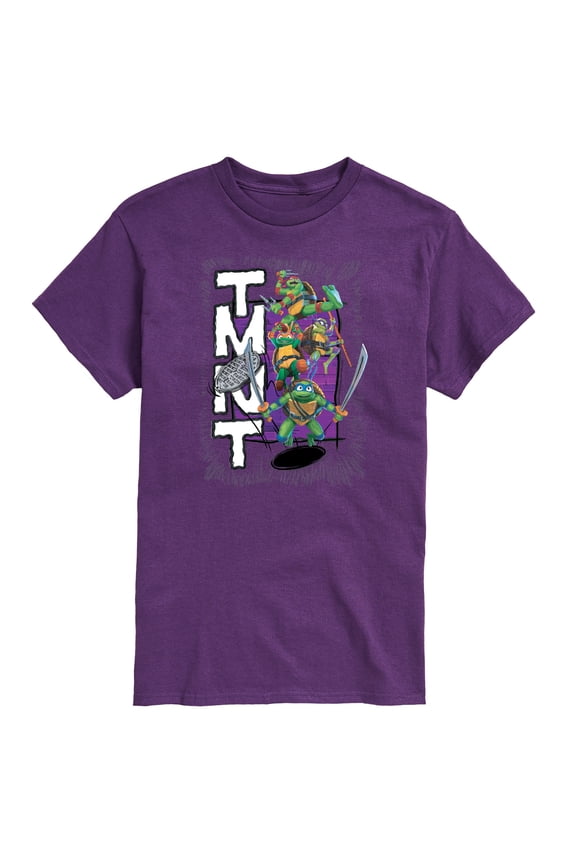 : Mutant Mayhem - Donatello, Raphael, Leonardo, & Michelangelo - Men's Short Sleeve Graphic T-Shirt