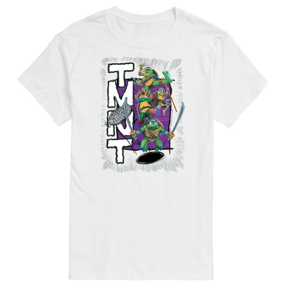 Teenage Mutant Ninja Turtles: Mutant Mayhem - Donatello, Raphael, Leonardo, & Michelangelo - Men's Short Sleeve Graphic T-Shirt