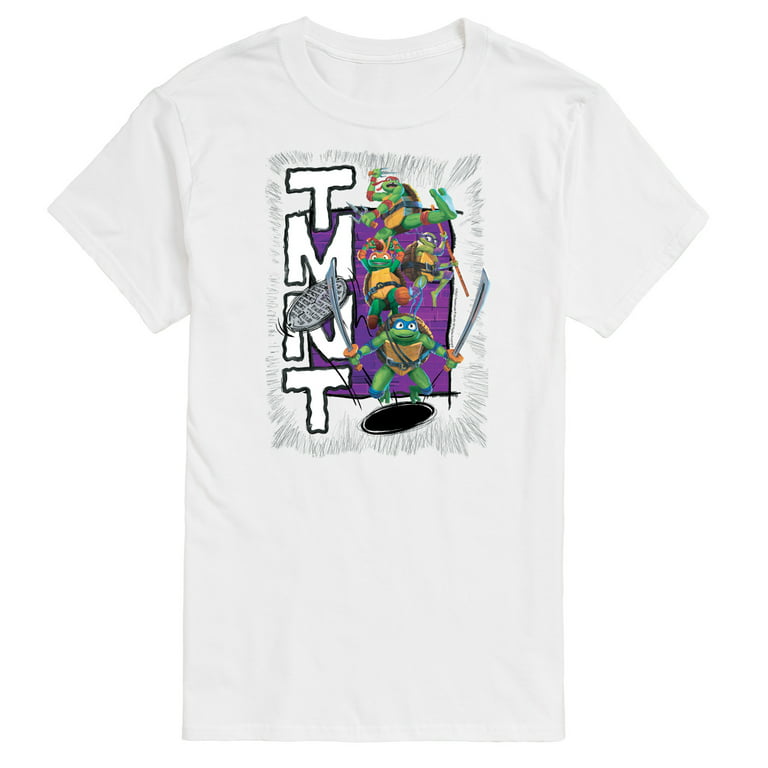 Teenage Mutant Ninja Turtles: Mutant Mayhem - Donatello, Raphael, Leonardo,  & Michelangelo - Men's Short Sleeve Graphic T-Shirt 