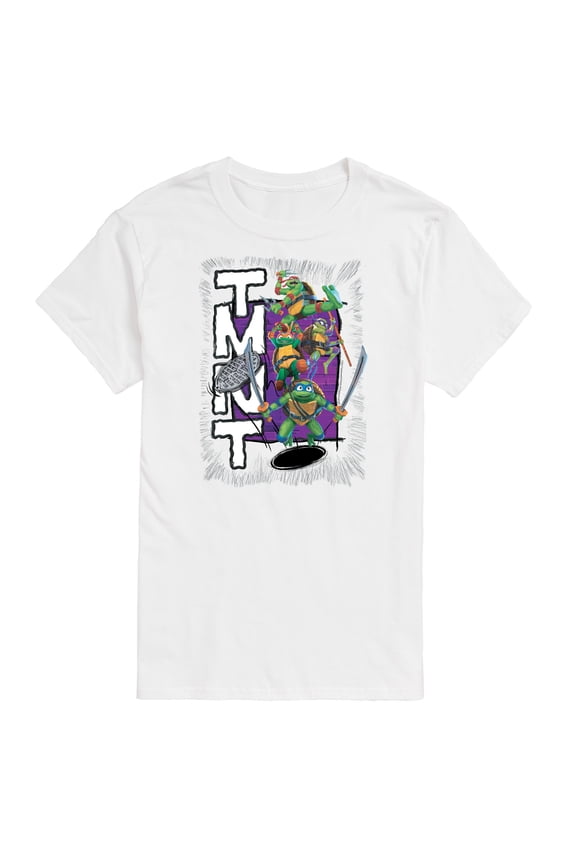 : Mutant Mayhem - Donatello, Raphael, Leonardo, & Michelangelo - Men's Short Sleeve Graphic T-Shirt