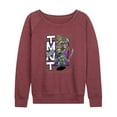 thumbnail image 1 of Teenage Mutant Ninja Turtles: Mutant Mayhem - Donny, Raph, Leo, & Mikey - Women's Lightweight French Terry Long Sleeve Shirt, 1 of 5