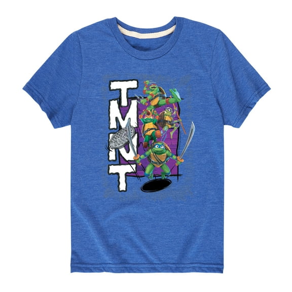 Teenage Mutant Ninja Turtles: Mutant Mayhem - Donatello, Raphael, Leonardo, & Michelangelo - Toddler And Youth Short Sleeve Graphic T-Shirt