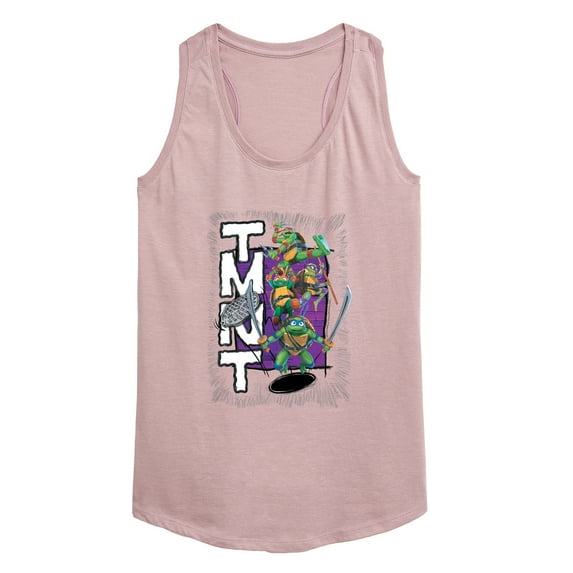 Teenage Mutant Ninja Turtles: Mutant Mayhem - Donatello, Raphael, Leonardo, & Michelangelo - Women's Racerback Tank Top