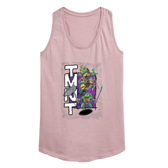 Teenage Mutant Ninja Turtles: Mutant Mayhem - Donatello, Raphael, Leonardo, & Michelangelo - Women's Racerback Tank Top