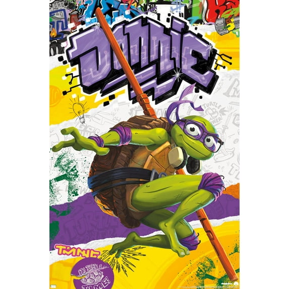 Teenage Mutant Ninja Turtles: Mutant Mayhem - Donatello Wall Poster, 14.725" x 22.375"