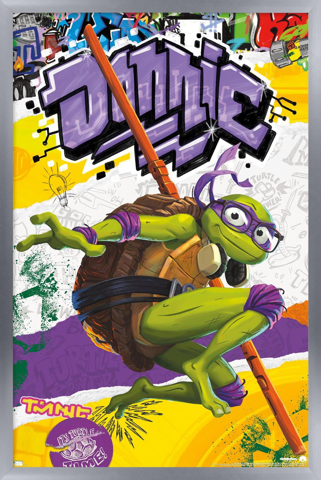 Teenage Mutant Ninja Turtles: Mutant Mayhem - Donatello Wall Poster, 22.375" x 34" Framed