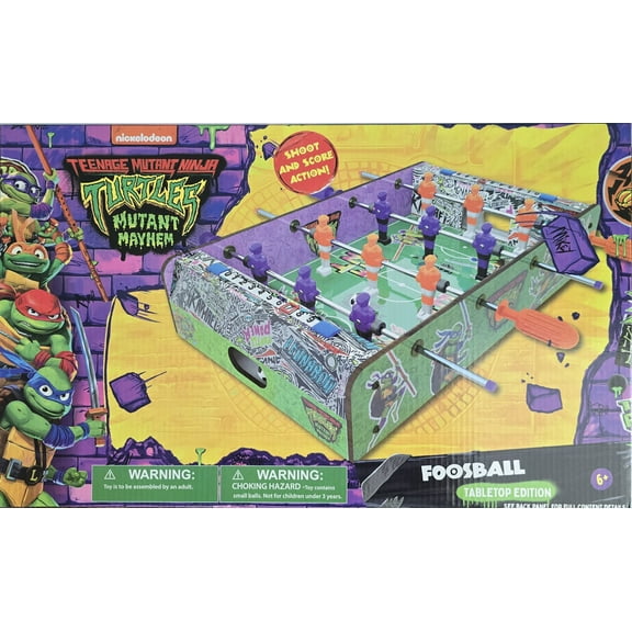 Teenage Mutant Ninja Turtles Mutant Mayhem Foosball Tabletop Edition