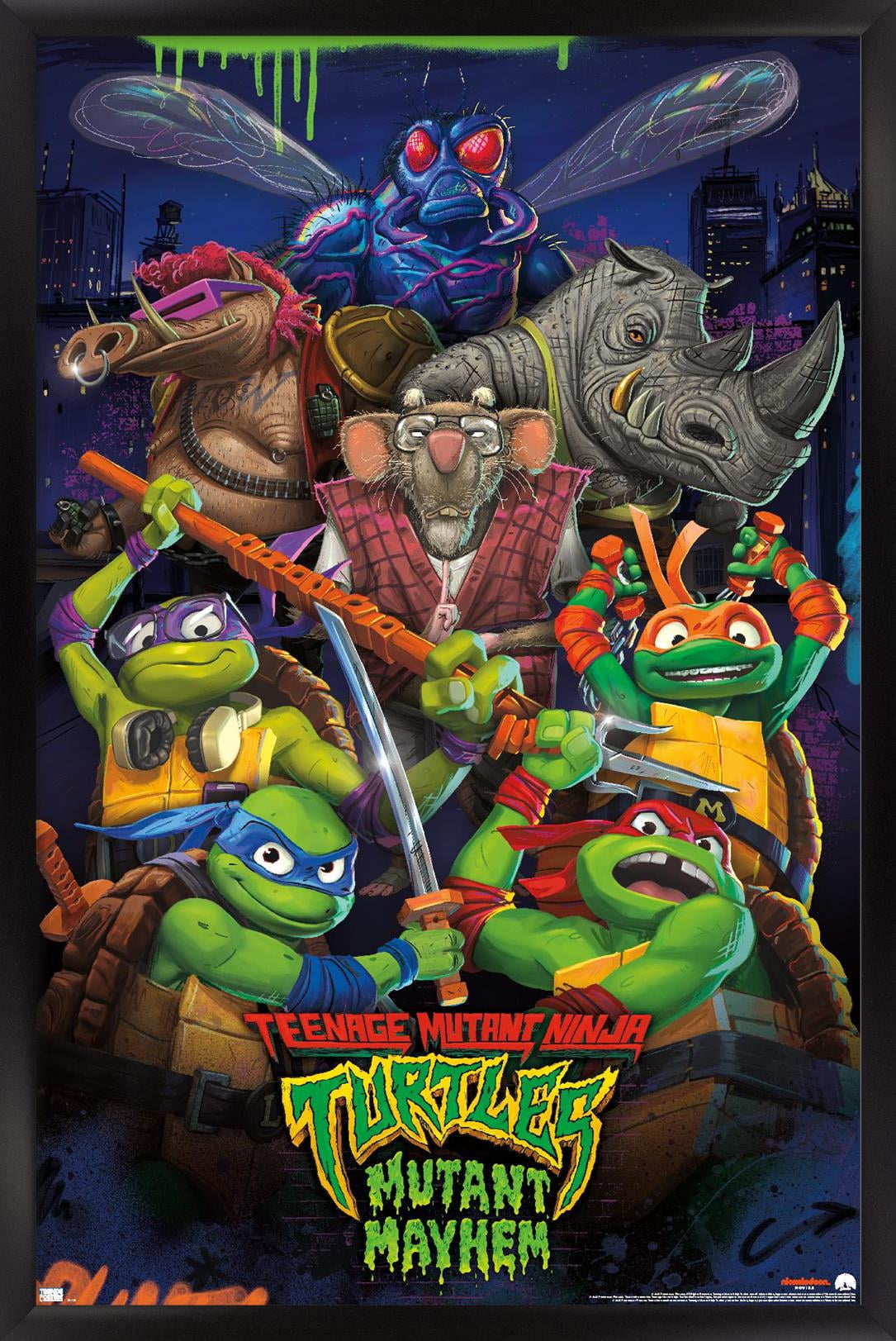 Teenage Mutant Ninja Turtles: Mutant Mayhem Poster Pack Defenders of NYC 61  x 91 cm (4)