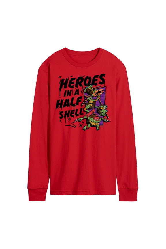 - Heroes In A Half Shell - Men's Long Sleeve T-Shirt