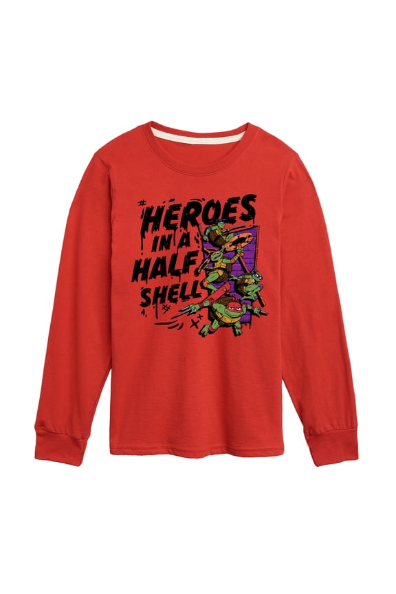- Heroes In A Half Shell - Toddler & Youth Long Sleeve Graphic T-Shirt