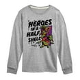 thumbnail image 1 of Teenage Mutant Ninja Turtles Mutant Mayhem - Heroes In A Half Shell - Toddler & Youth Long Sleeve Graphic T-Shirt, 1 of 4